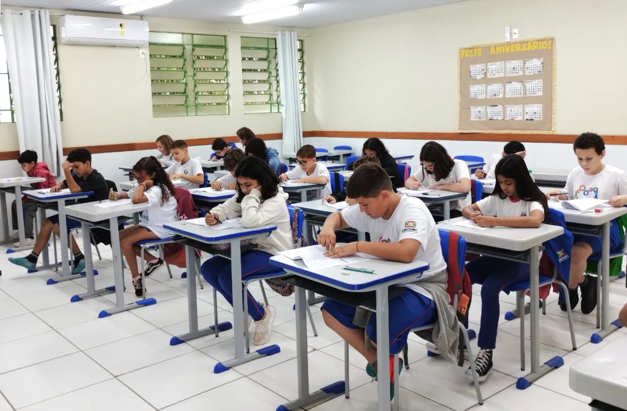 Estudantes das Escolas Municipais de Criciúma…