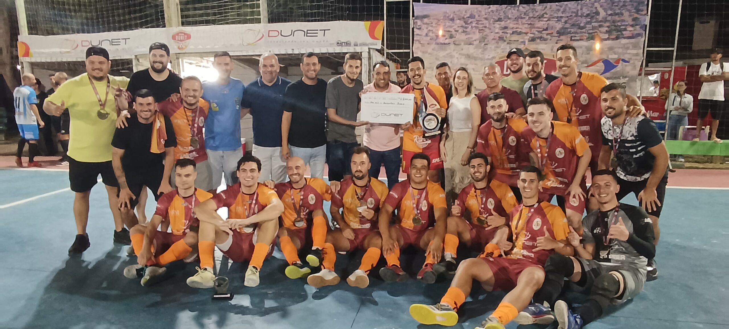 Conhecidos os campeões do Aberto DUNET de Futsal